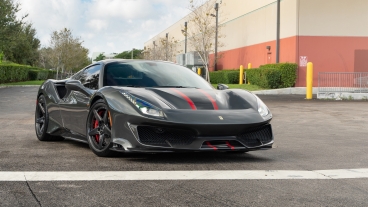 Ferrari 488 Pista | Grigio Silverstone | on ANRKY RS5.3C | Polished Smoke