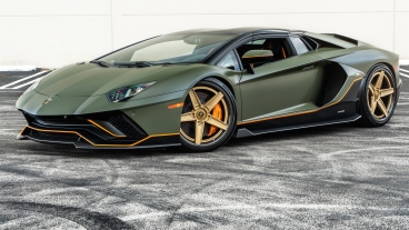 Lamborghini Aventador Ultimae Roadster | | on ANRKY RS.3C | Satin Gold