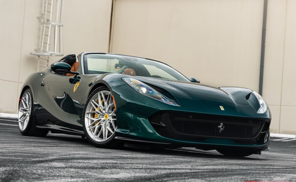 Ferrari 812 GTS | Verde Tracy | on ANRKY S1-X1 | Brushed Clear