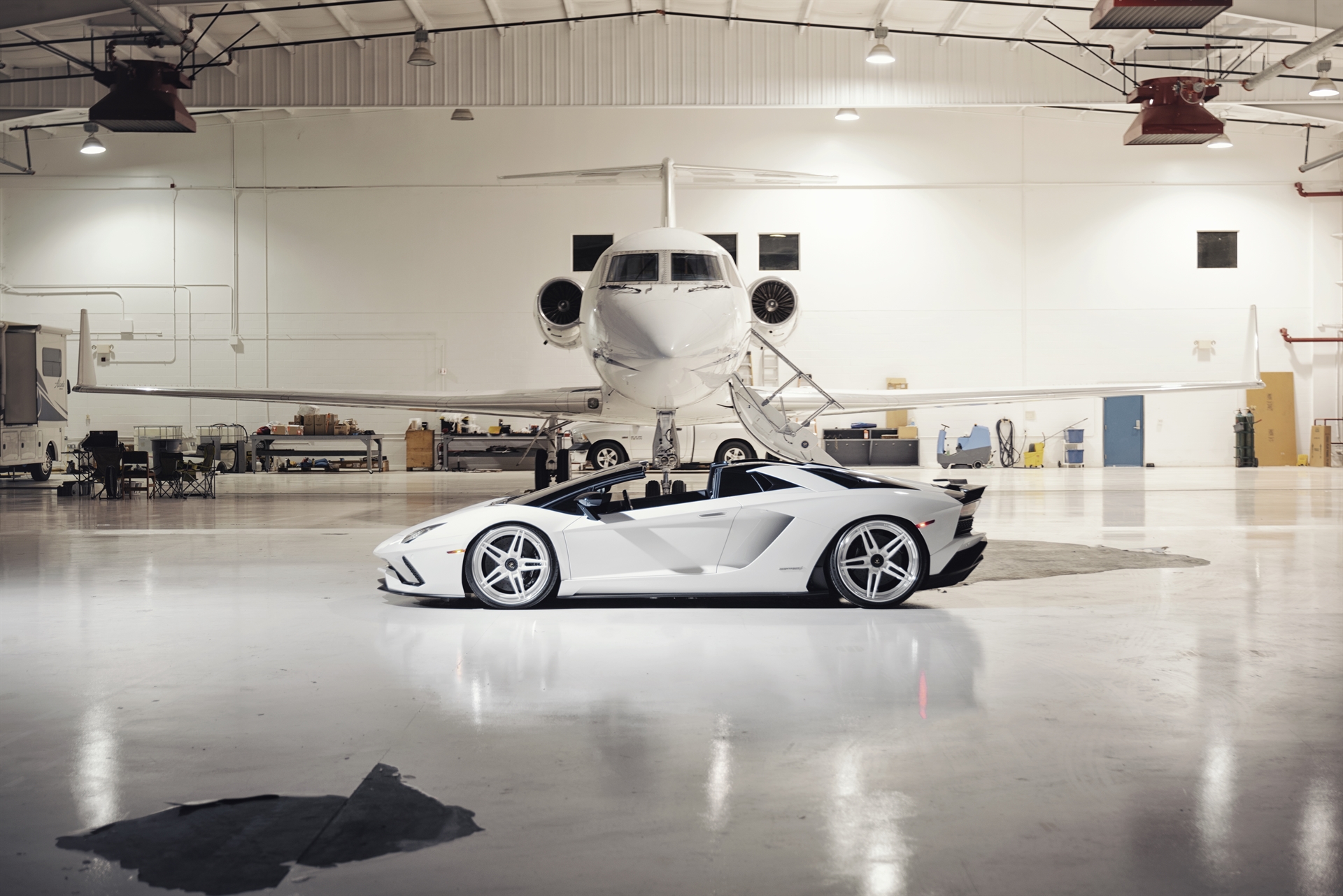 Lamborghini Aventador S Roadster | | on ANRKY AN37 | Gloss White