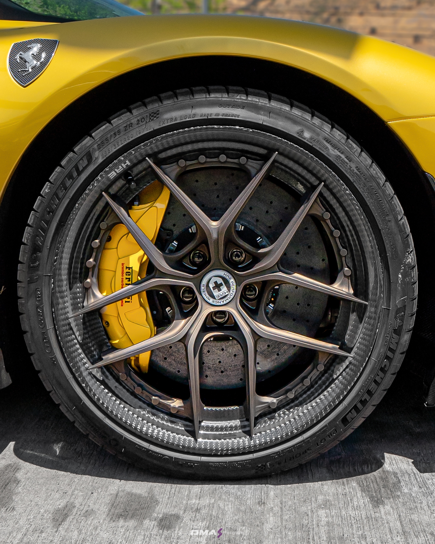 Ferrari SF90 Spider | Giallo Monte Carlo | on HRE HX101 | Satin Bronze