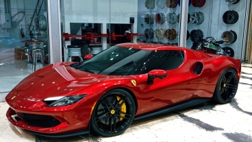 Ferrari 296 GTB | Rosso Corsa | on ANRKY AN17 | Gloss Black