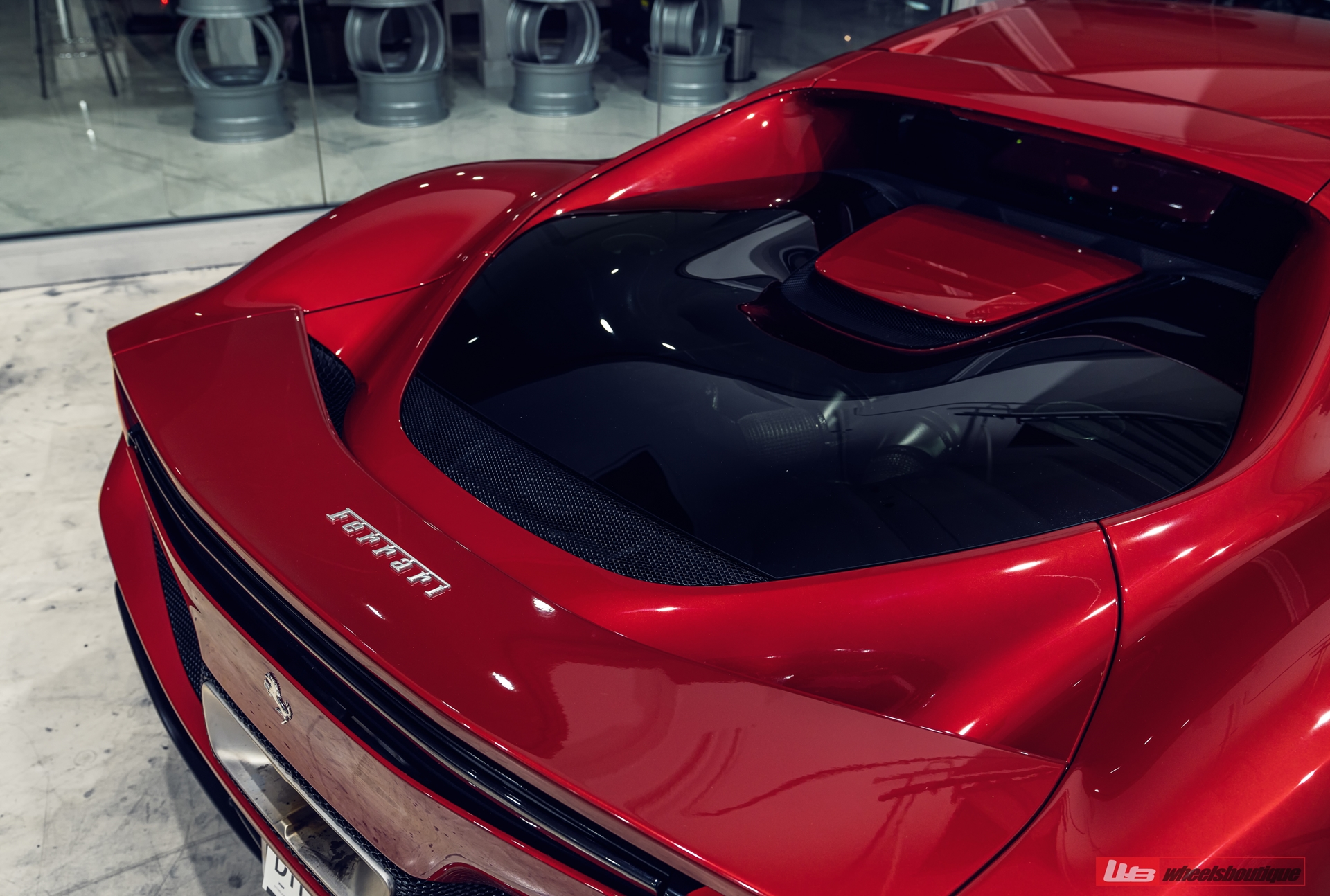 Ferrari 296 GTB | Rosso Corsa | on ANRKY AN17 | Gloss Black