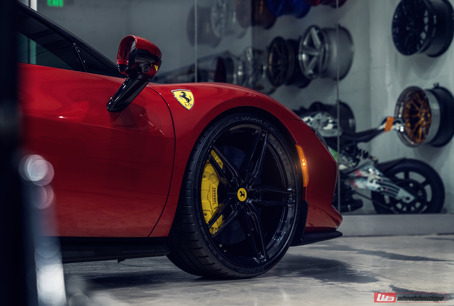 Ferrari 296 GTB | Rosso Corsa | on ANRKY AN17 | Gloss Black