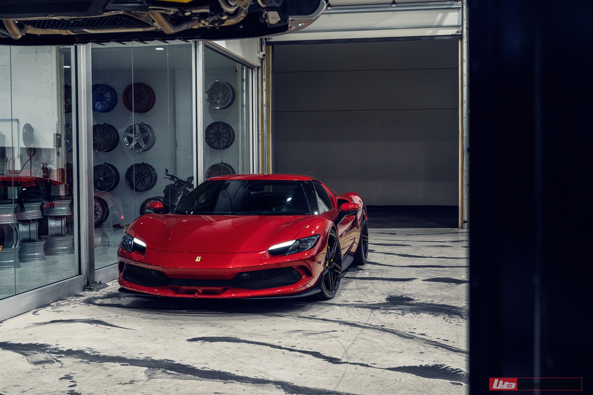 Ferrari 296 GTB | Rosso Corsa | on ANRKY AN17 | Gloss Black