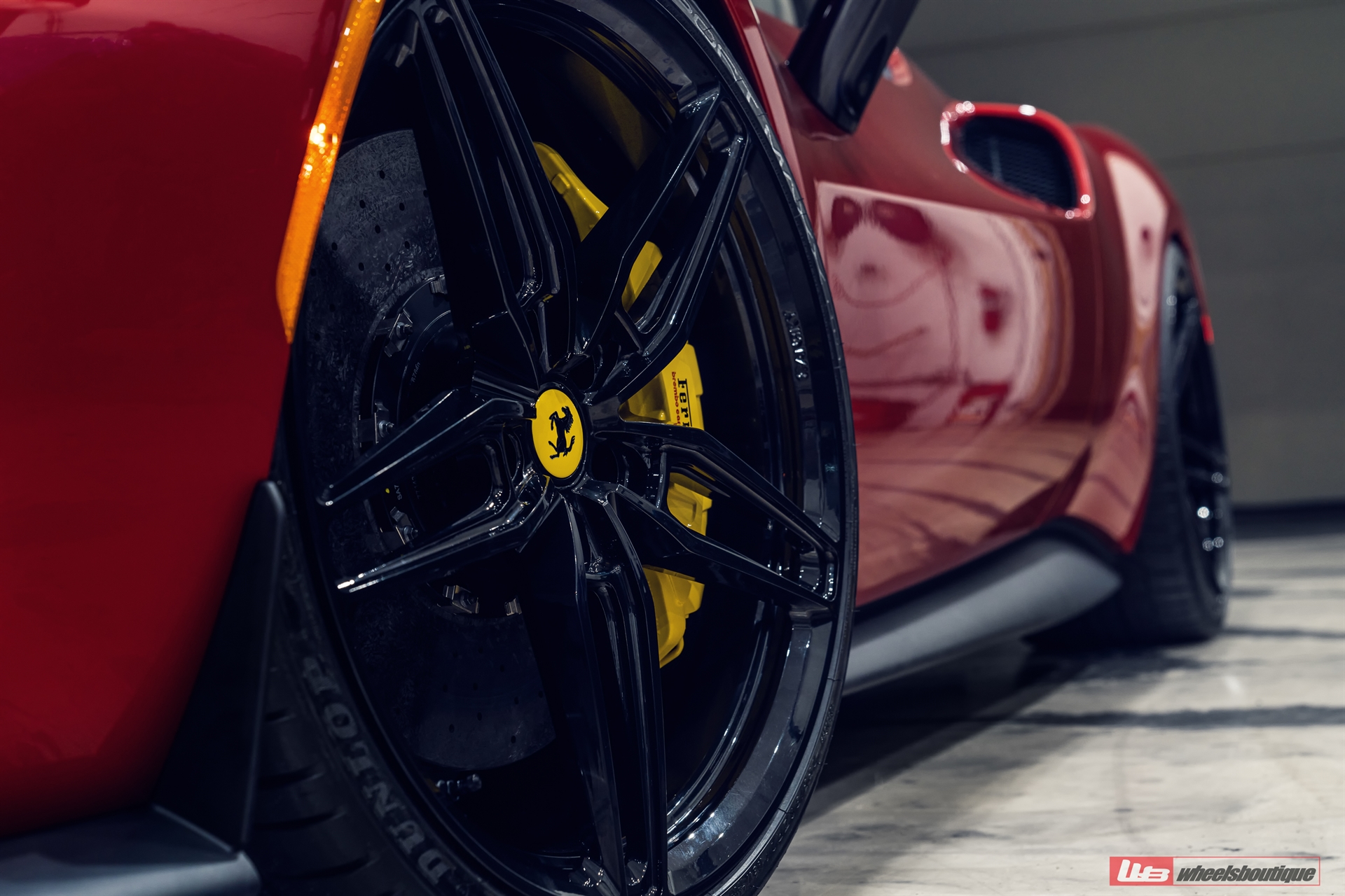 Ferrari 296 GTB | Rosso Corsa | on ANRKY AN17 | Gloss Black