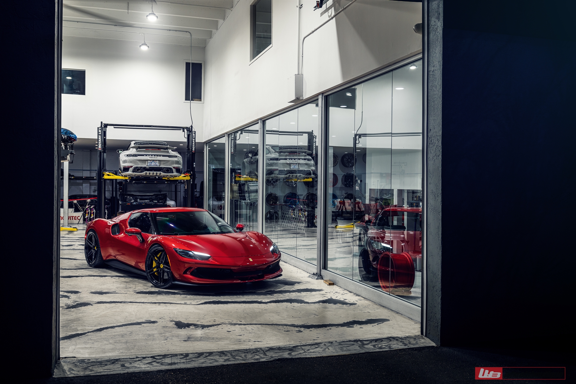 Ferrari 296 GTB | Rosso Corsa | on ANRKY AN17 | Gloss Black