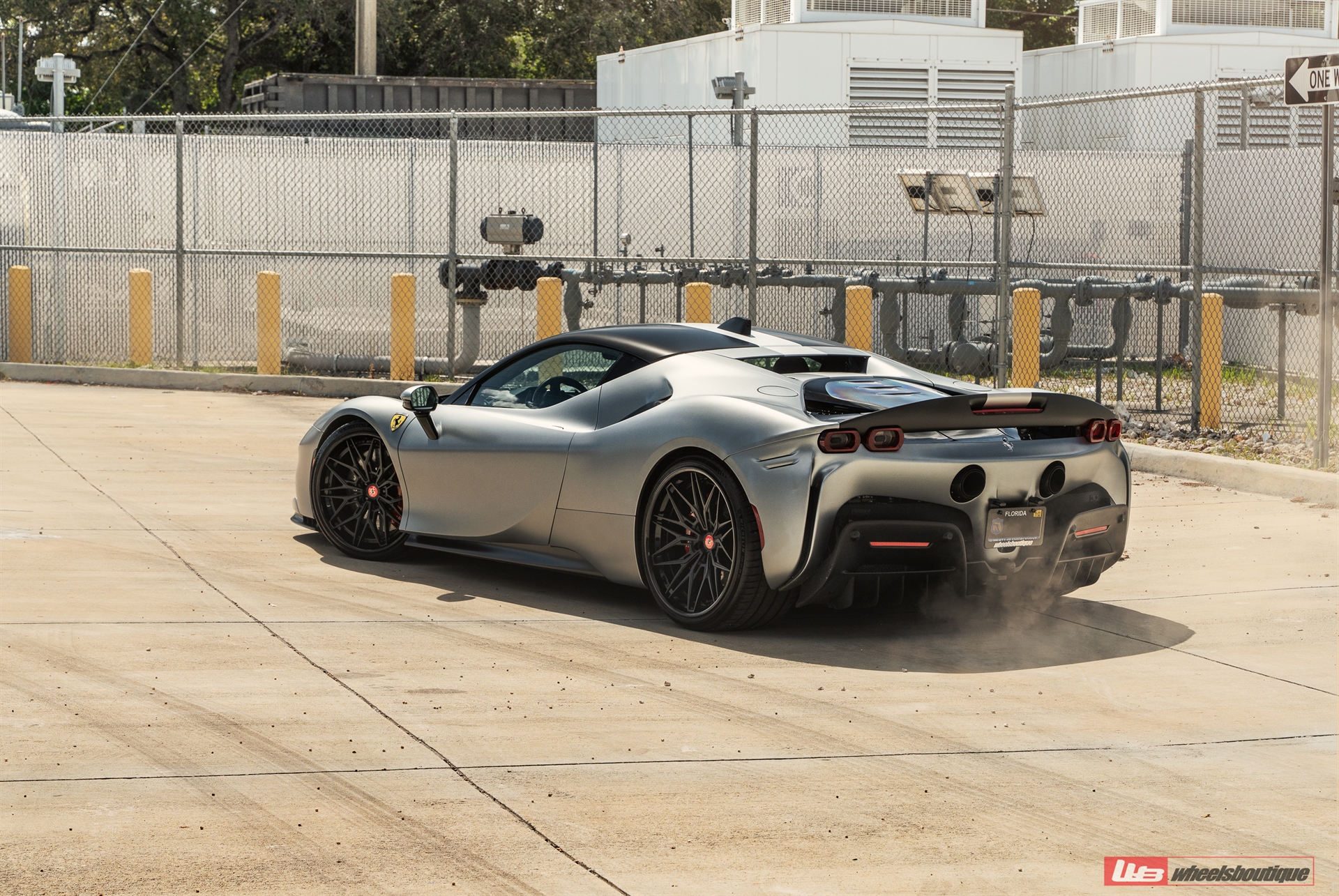 Ferrari SF90 | Grigio Titanio Opaco | on ANRKY S3-X1 | Satin Black