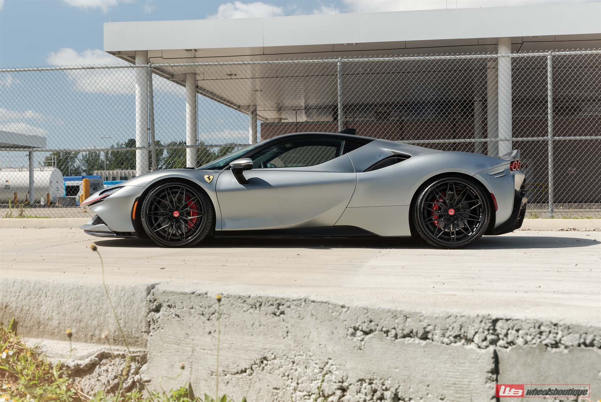 Ferrari SF90 | Grigio Titanio Opaco | on ANRKY S3-X1 | Satin Black
