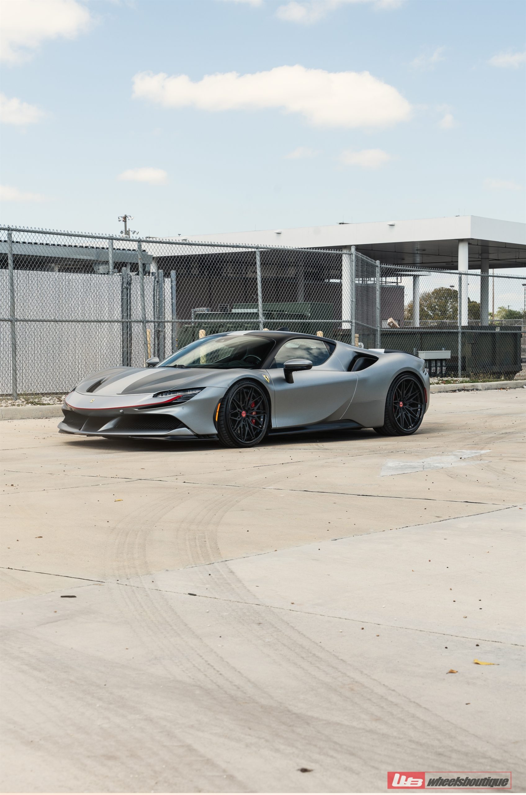 Ferrari SF90 | Grigio Titanio Opaco | on ANRKY S3-X1 | Satin Black