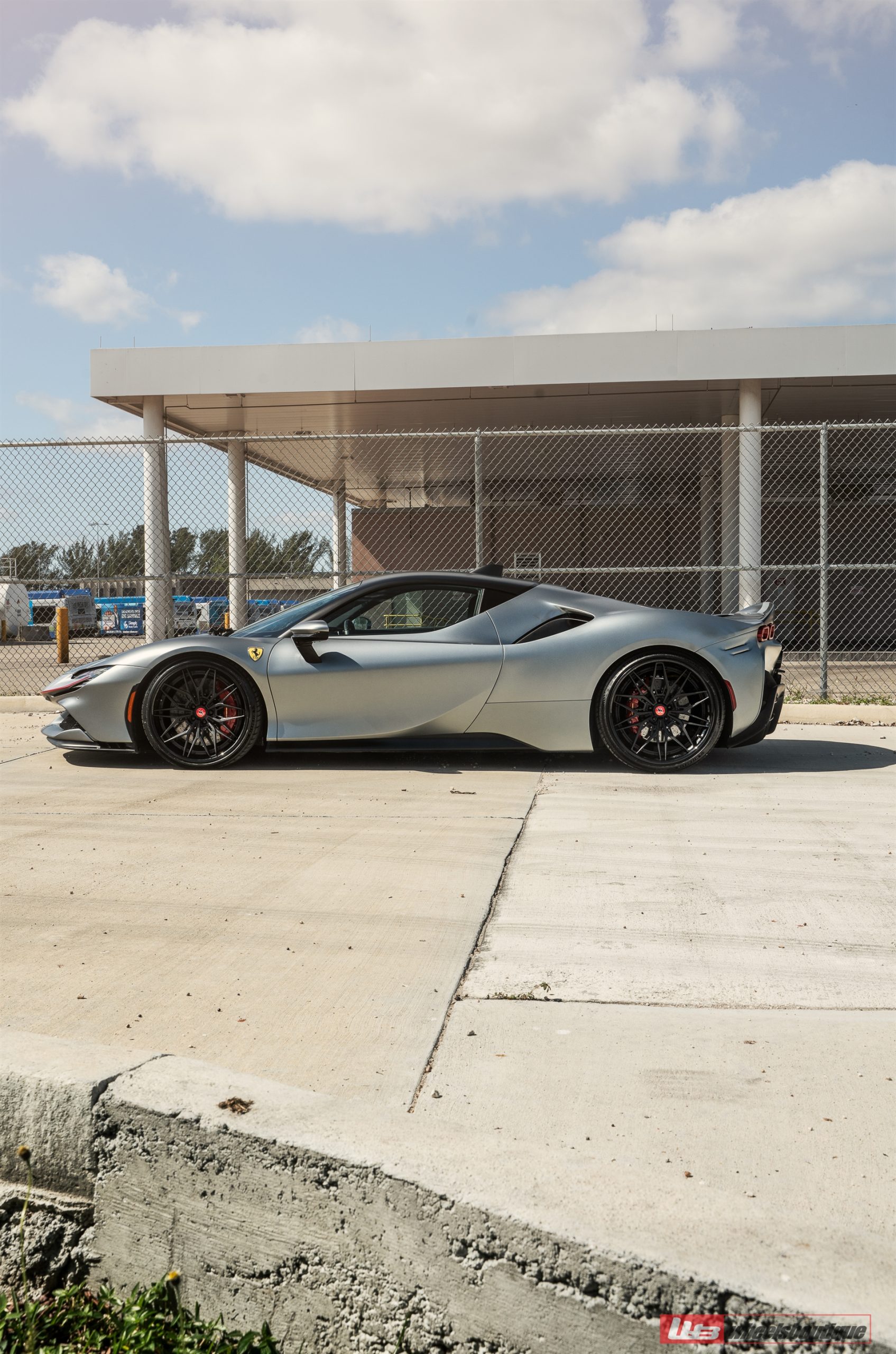 Ferrari SF90 | Grigio Titanio Opaco | on ANRKY S3-X1 | Satin Black