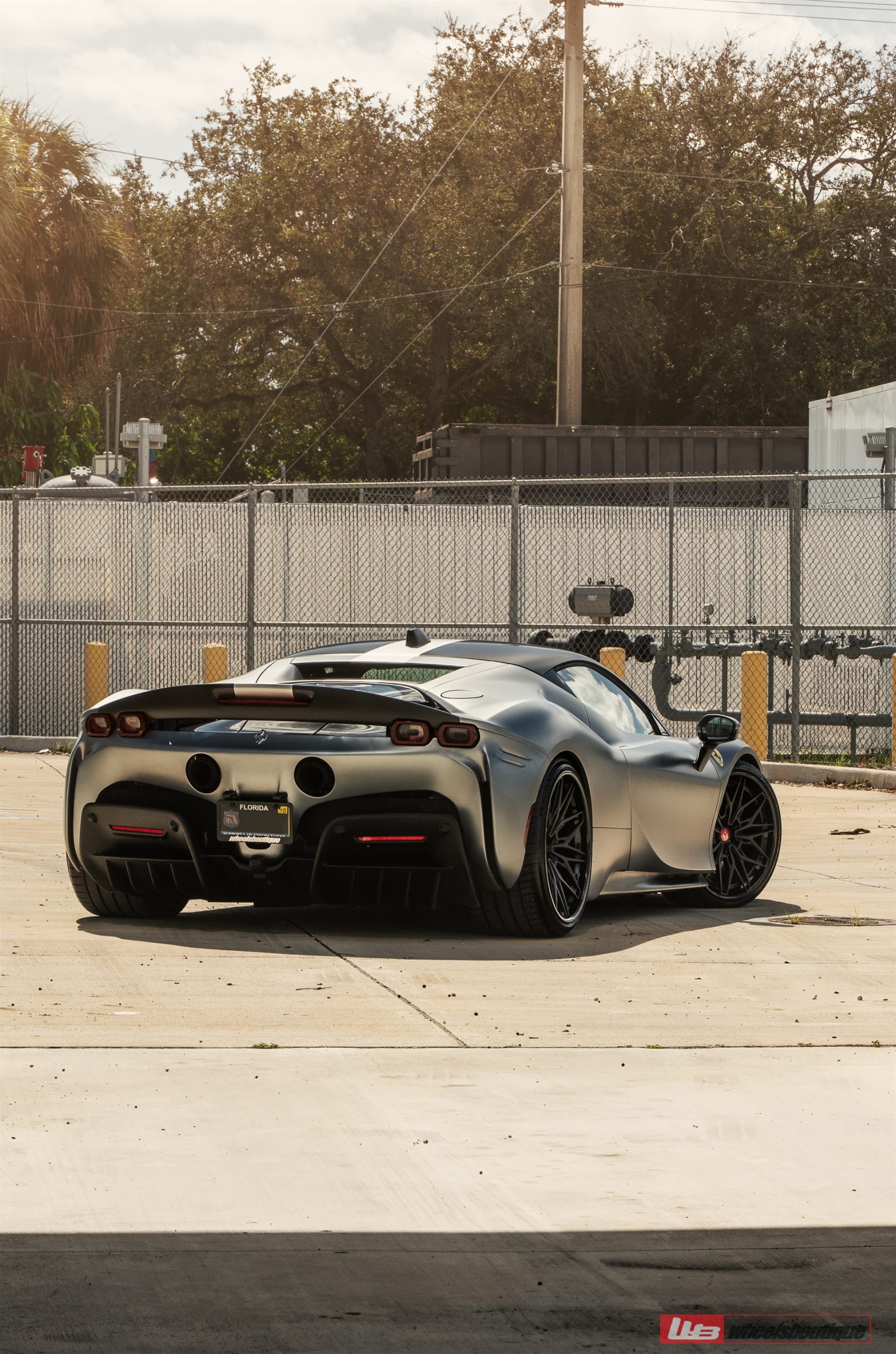 Ferrari SF90 | Grigio Titanio Opaco | on ANRKY S3-X1 | Satin Black