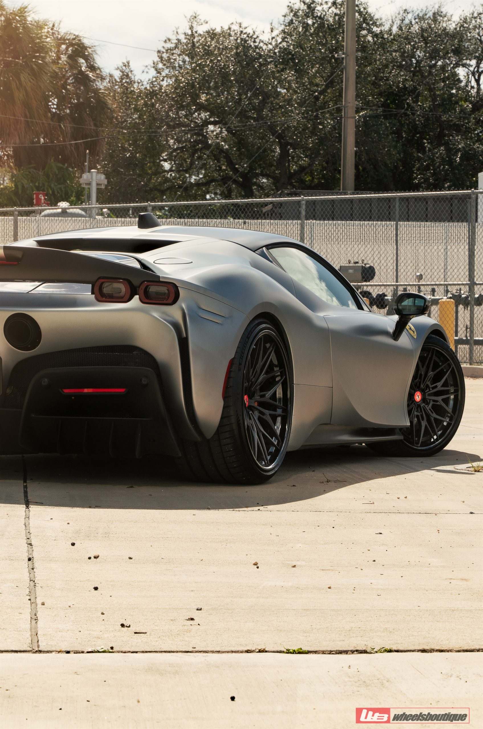 Ferrari SF90 | Grigio Titanio Opaco | on ANRKY S3-X1 | Satin Black