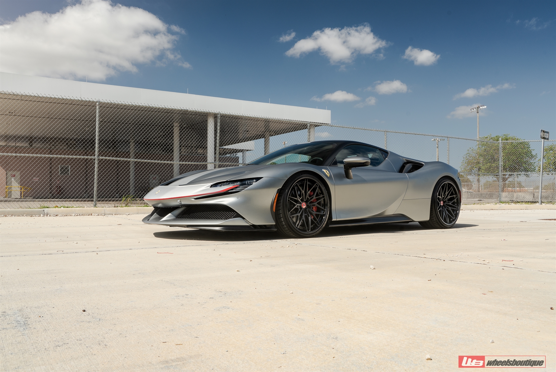 Ferrari SF90 | Grigio Titanio Opaco | on ANRKY S3-X1 | Satin Black
