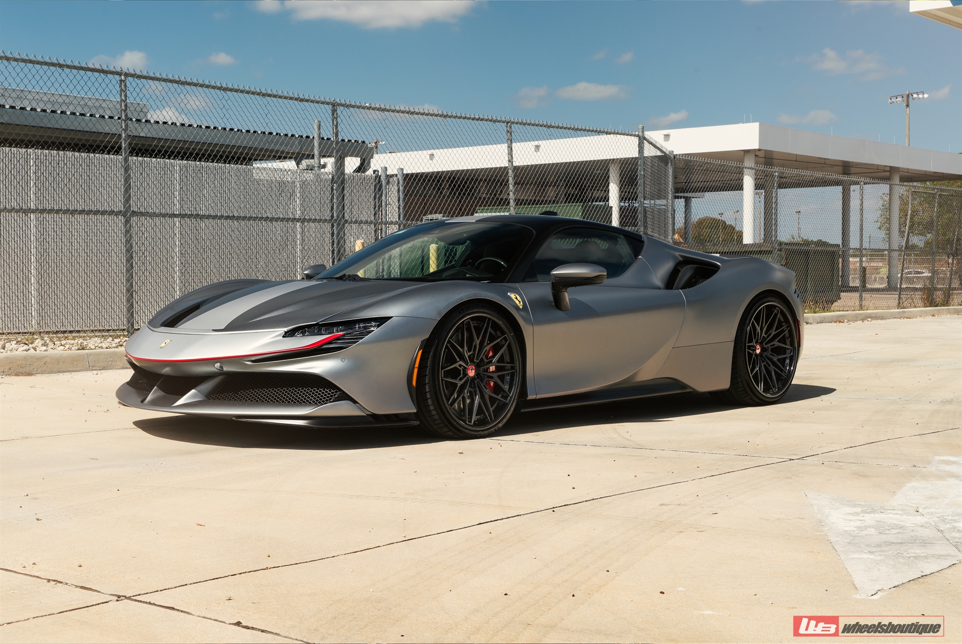 Ferrari SF90 | Grigio Titanio Opaco | on ANRKY S3-X1 | Satin Black