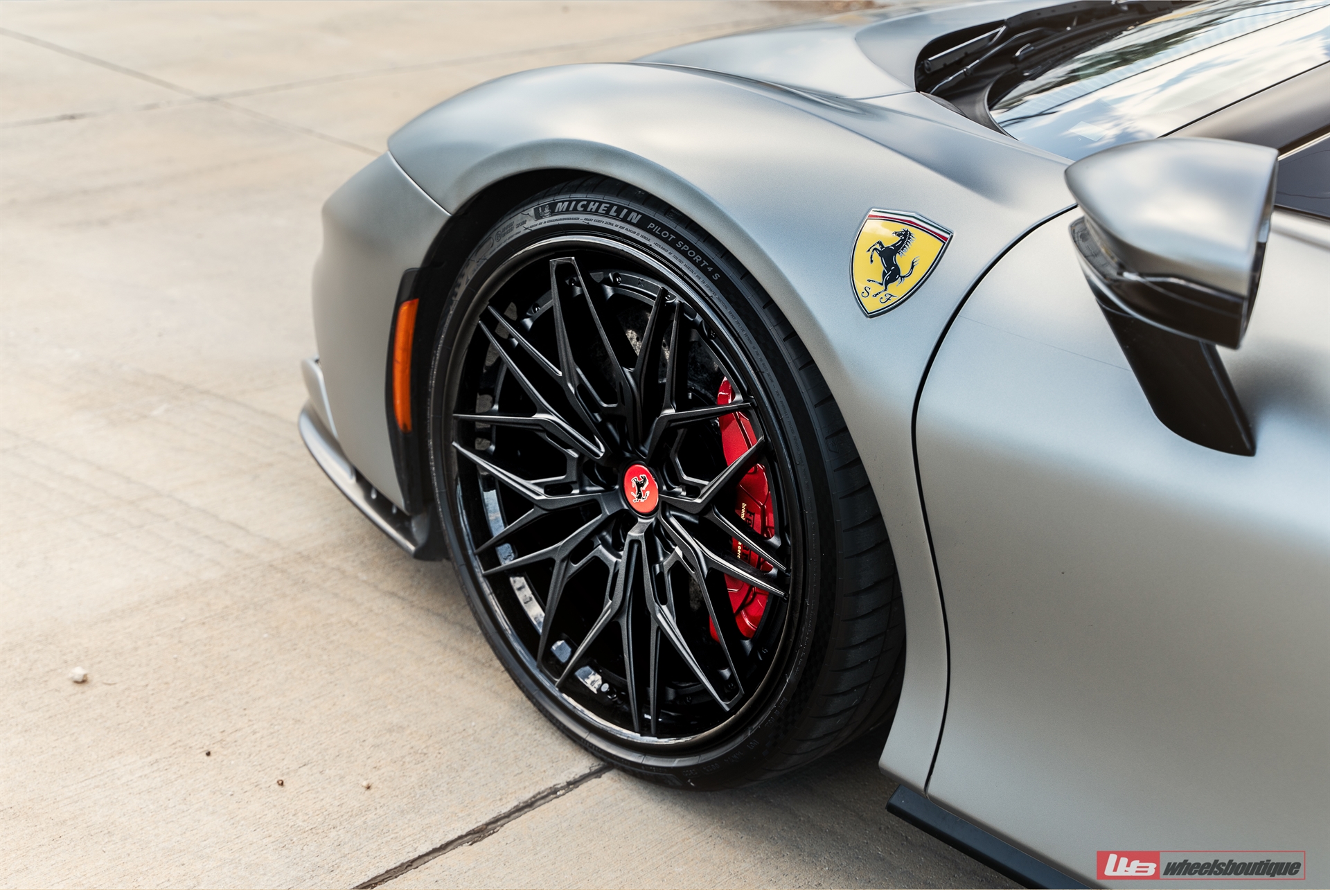 Ferrari SF90 | Grigio Titanio Opaco | on ANRKY S3-X1 | Satin Black