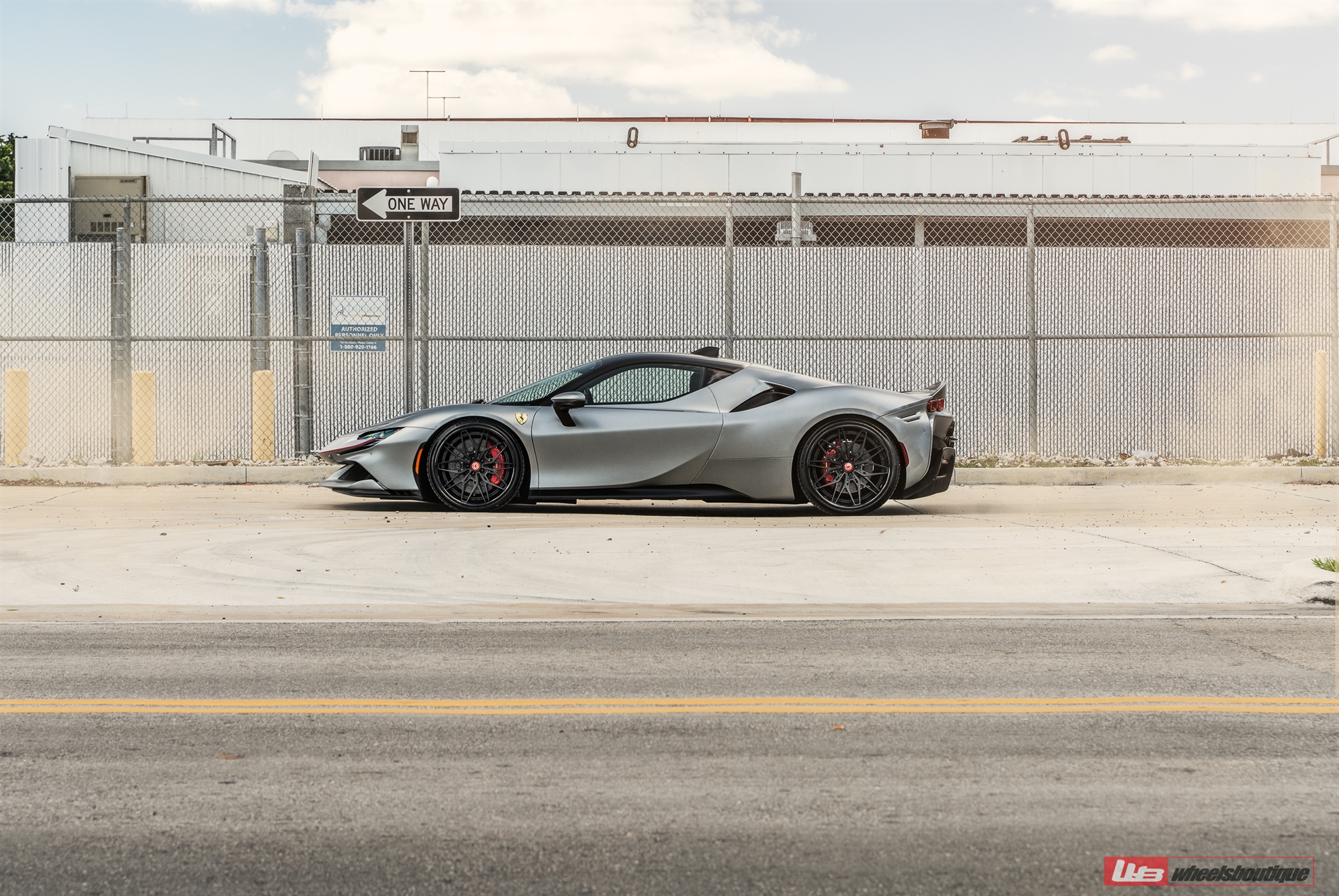 Ferrari SF90 | Grigio Titanio Opaco | on ANRKY S3-X1 | Satin Black