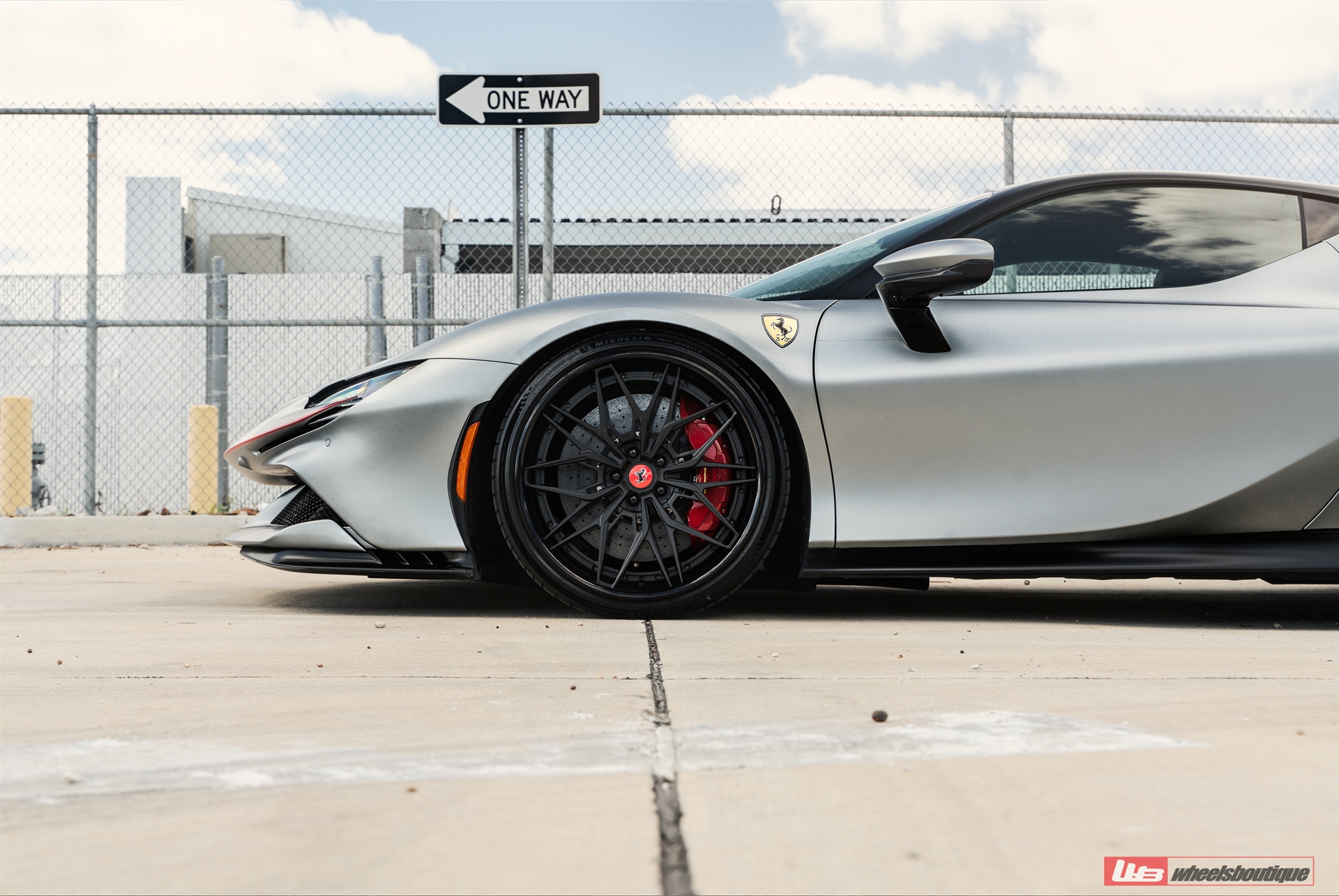 Ferrari SF90 | Grigio Titanio Opaco | on ANRKY S3-X1 | Satin Black