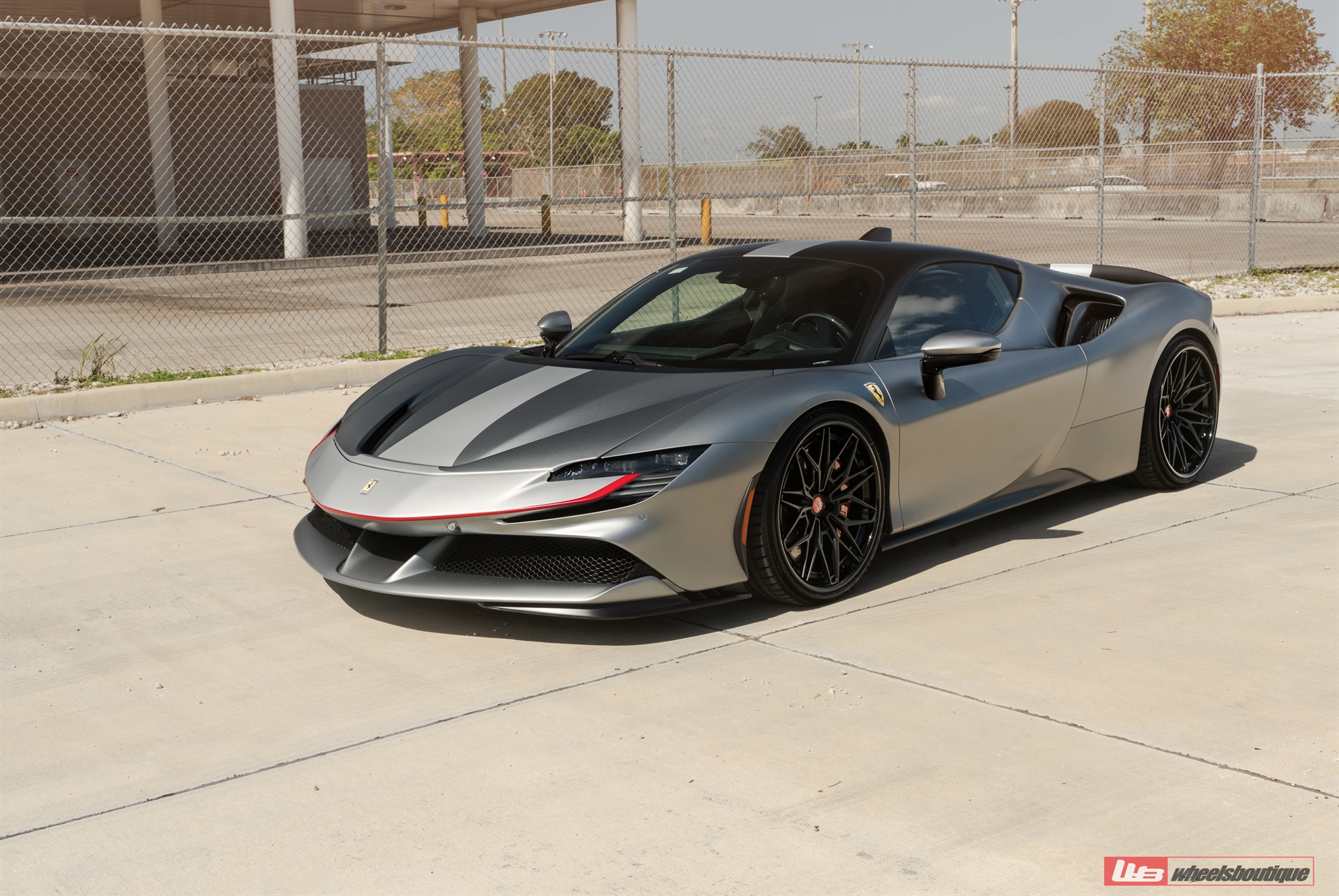 Ferrari SF90 | Grigio Titanio Opaco | on ANRKY S3-X1 | Satin Black