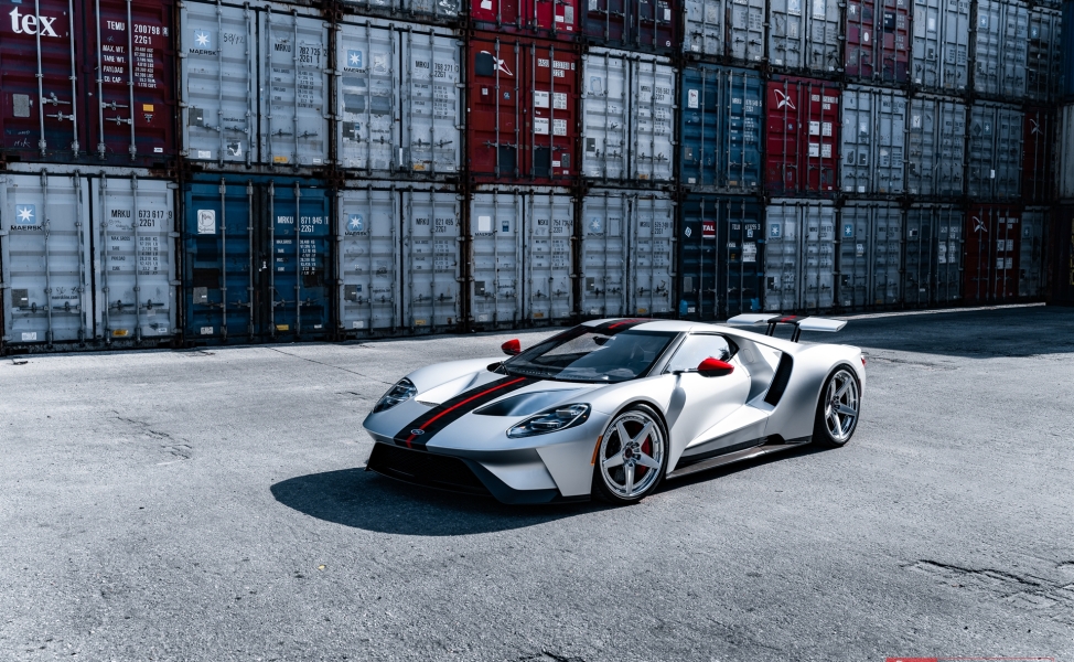 Ford GT MK2 Carbon Series | | on ANRKY RS5.3 | Two-Tone: Brushed Clear Face + Polished Clear Windows