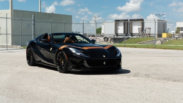 Ferrari 812 GTS | Nero | on ANRKY AN12 | Satin Black