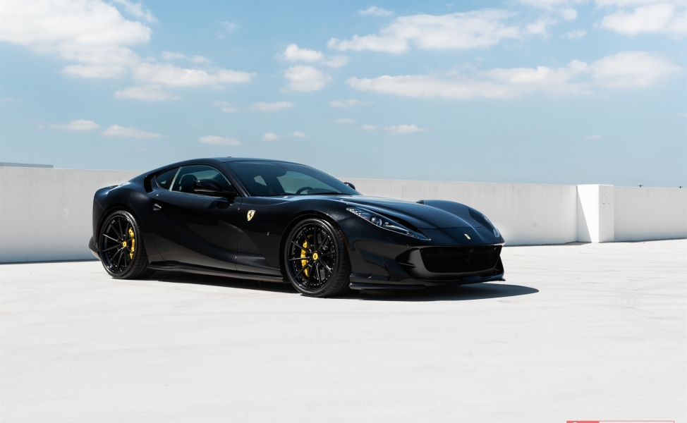 Ferrari 812 | Nero | on ANRKY AN38 | Satin Black