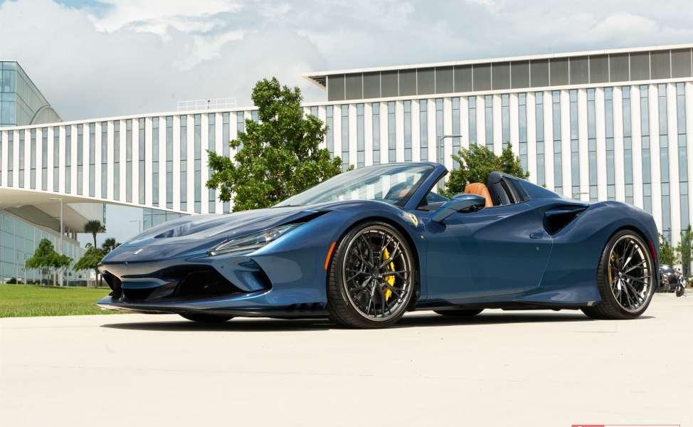 Ferrari F8 Spider | TDF Blu | on ANRKY S3-X5 | Satin Black