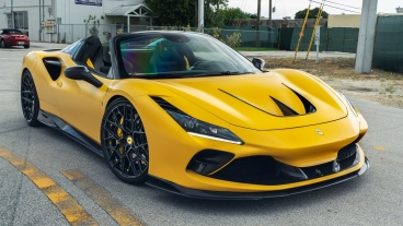 1016 Industries F8 Spider | Giallo Modena | on MV Forged MR-217 | Gloss Black