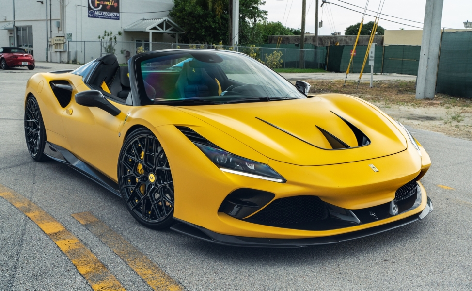 1016 Industries F8 Spider | Giallo Modena | on MV Forged MR-217 | Gloss Black