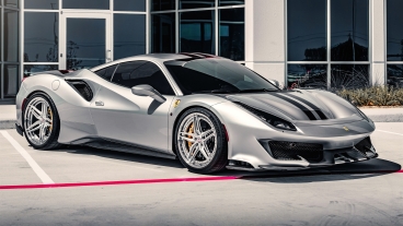 Ferrari 488 Pista | Argento Nürburgring | on HRE S107SC | Brushed Clear