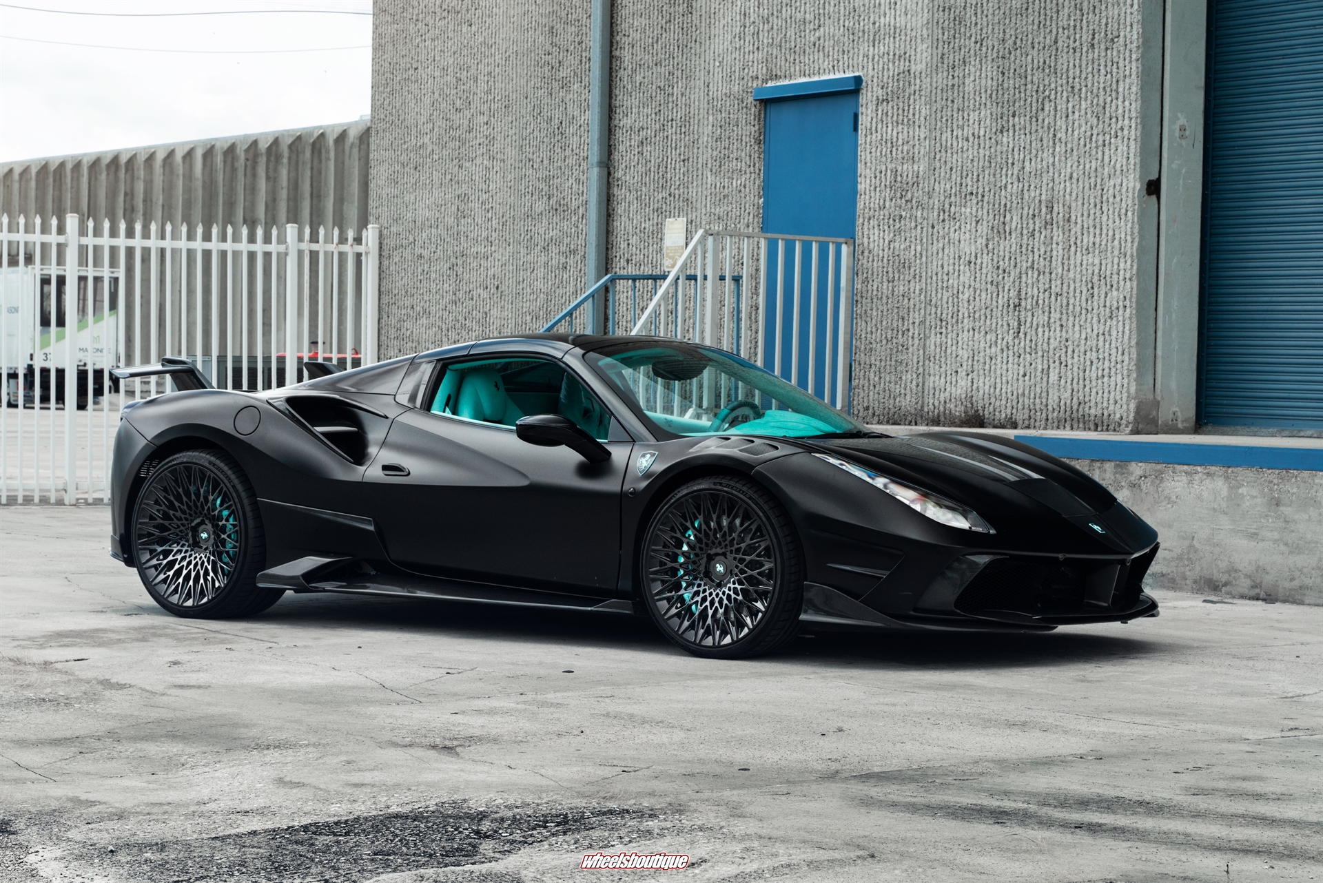 Mansory 488 Spider | Nero Opaco | on AL13 S020 | Gloss Black