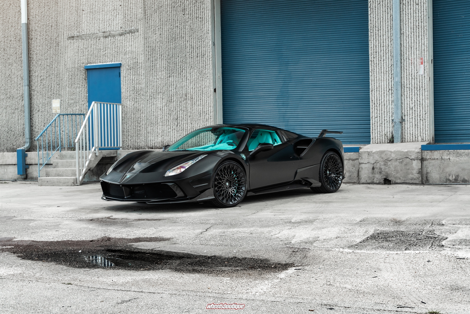Mansory 488 Spider | Nero Opaco | on AL13 S020 | Gloss Black