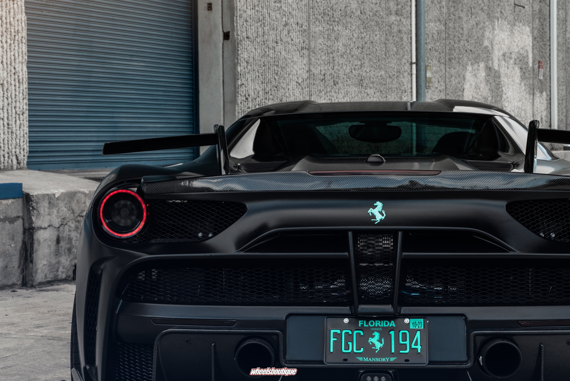 Mansory 488 Spider | Nero Opaco | on AL13 S020 | Gloss Black