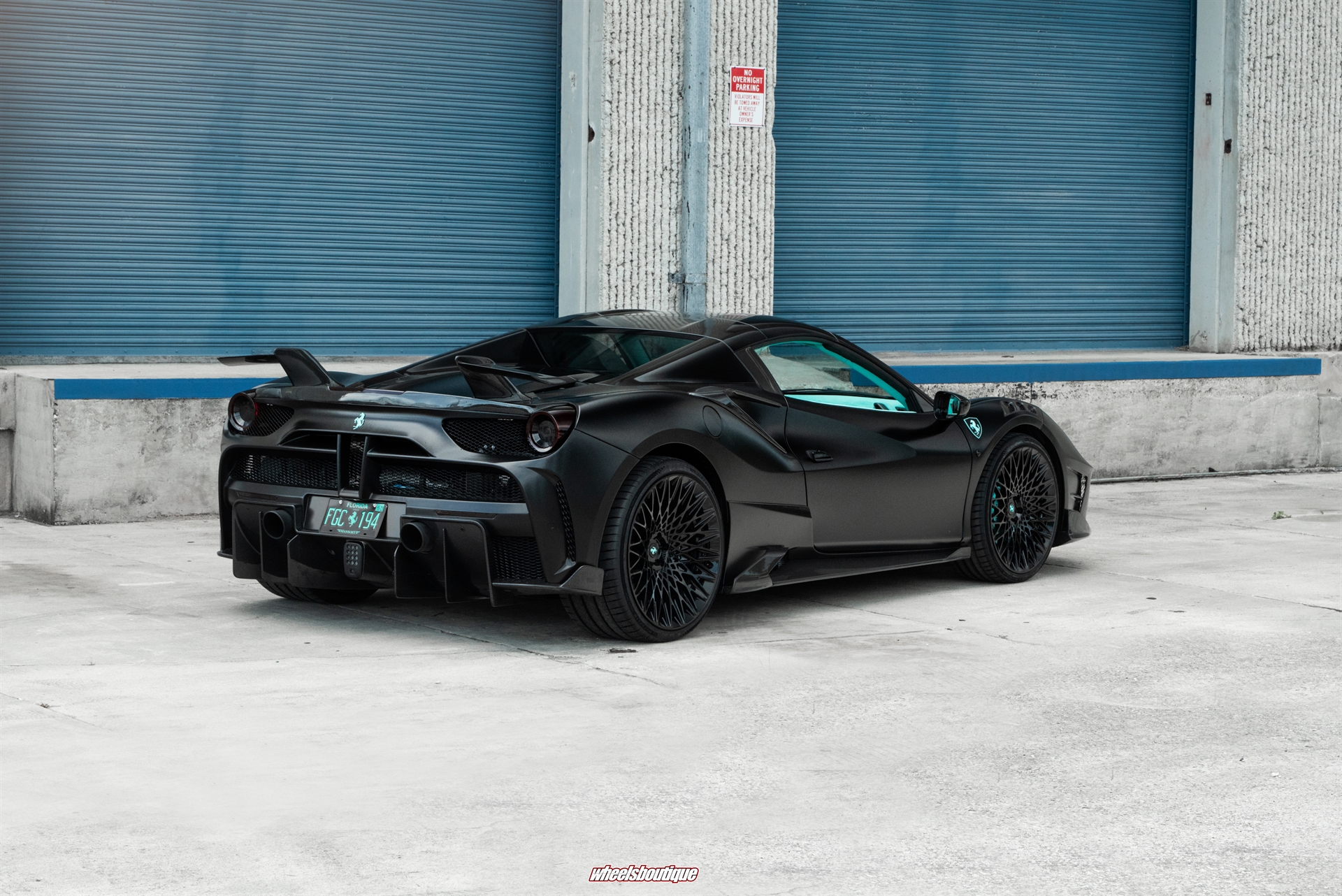 Mansory 488 Spider | Nero Opaco | on AL13 S020 | Gloss Black