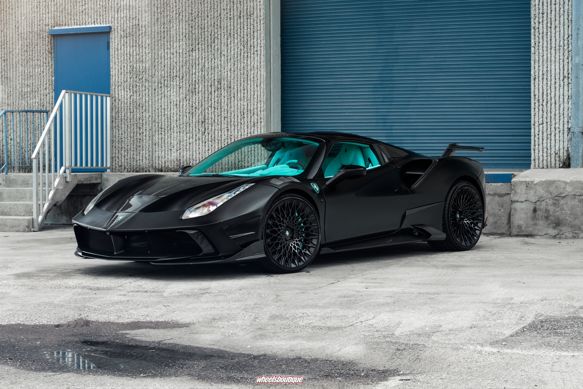 Mansory 488 Spider | Nero Opaco | on AL13 S020 | Gloss Black