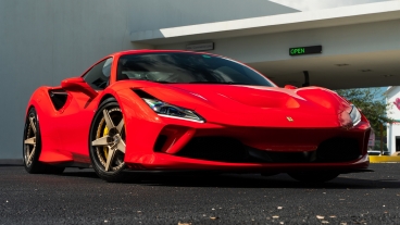 Ferrari F8 | Rosso Corsa | on ANRKY RS5.3C | Frozen Polished Champagne