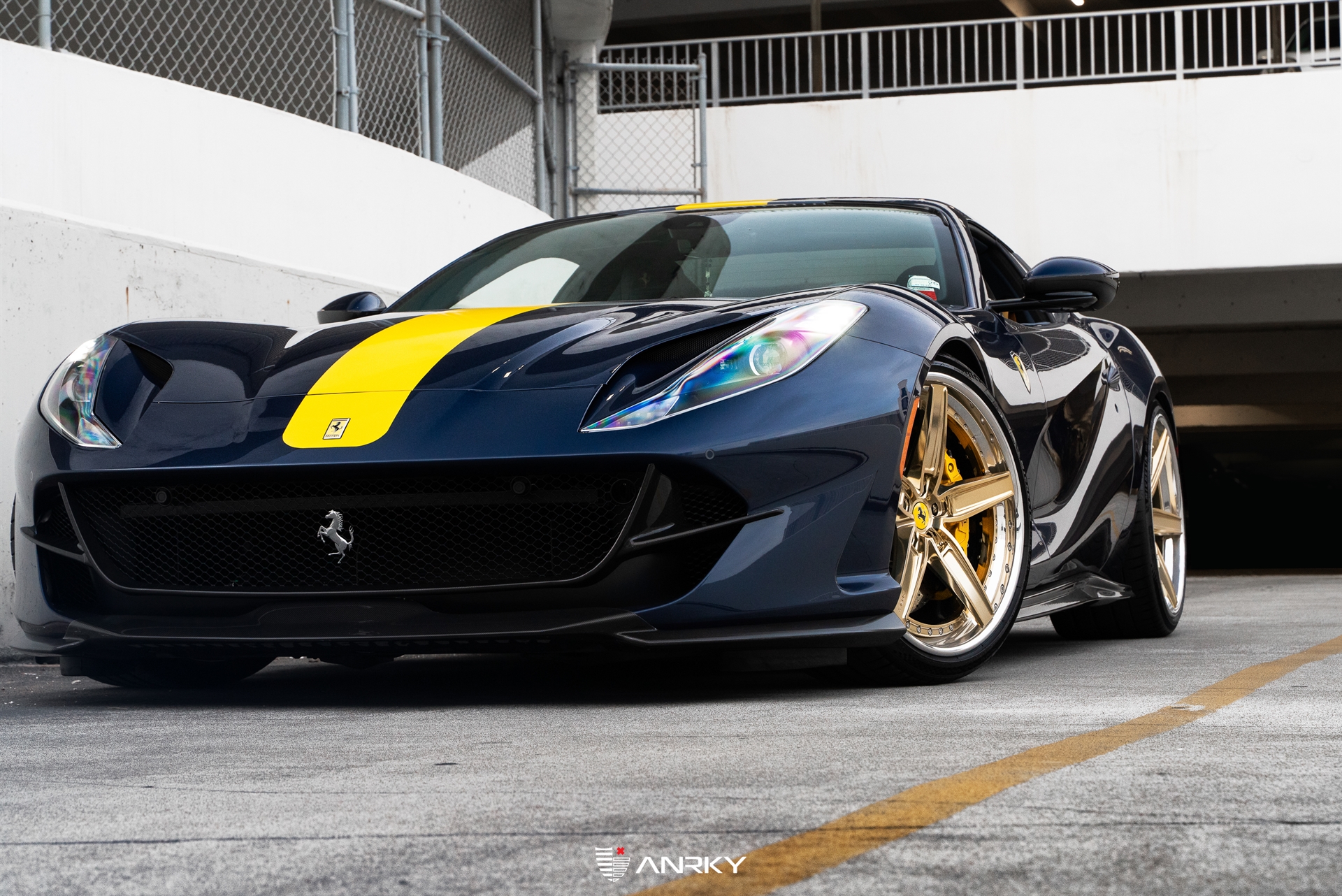 NOVITEC 812 GTS | TDF Blu | on ANRKY AN35 | Polished Gold