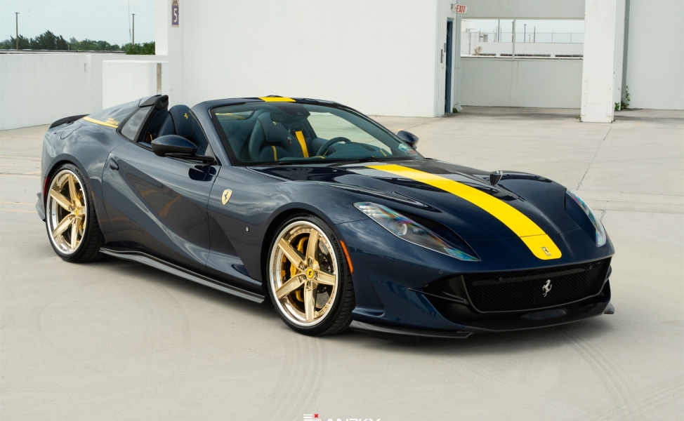 NOVITEC 812 GTS | TDF Blu | on ANRKY AN35 | Polished Gold
