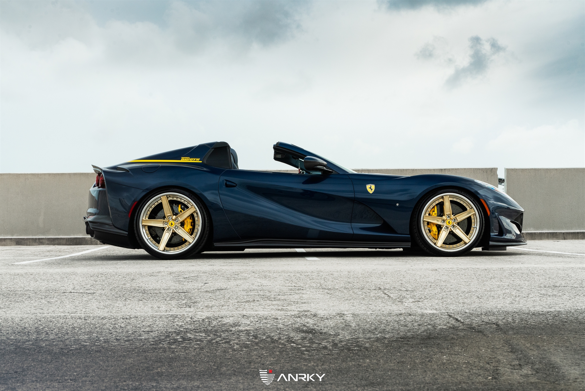 NOVITEC 812 GTS | TDF Blu | on ANRKY AN35 | Polished Gold