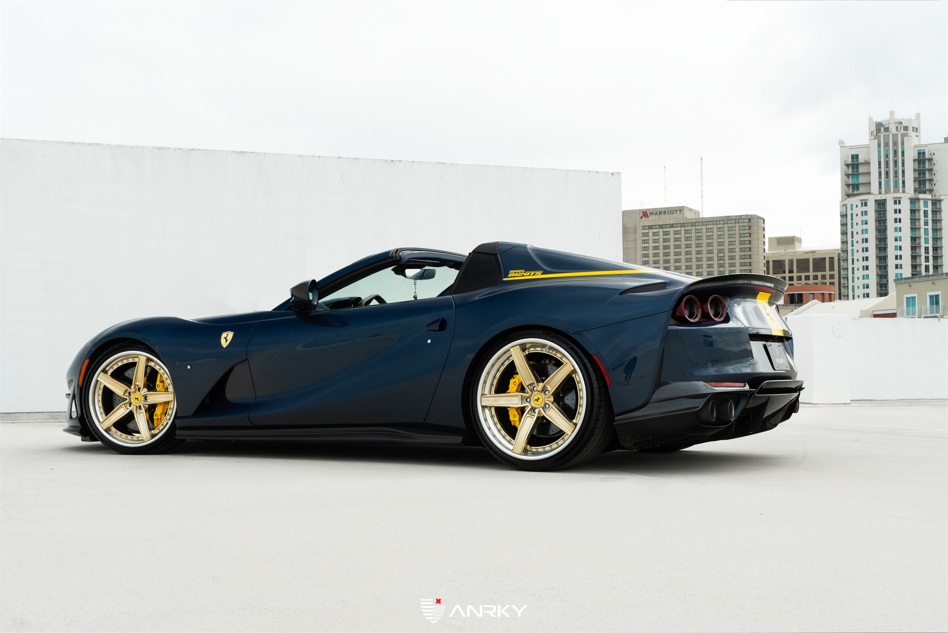 NOVITEC 812 GTS | TDF Blu | on ANRKY AN35 | Polished Gold