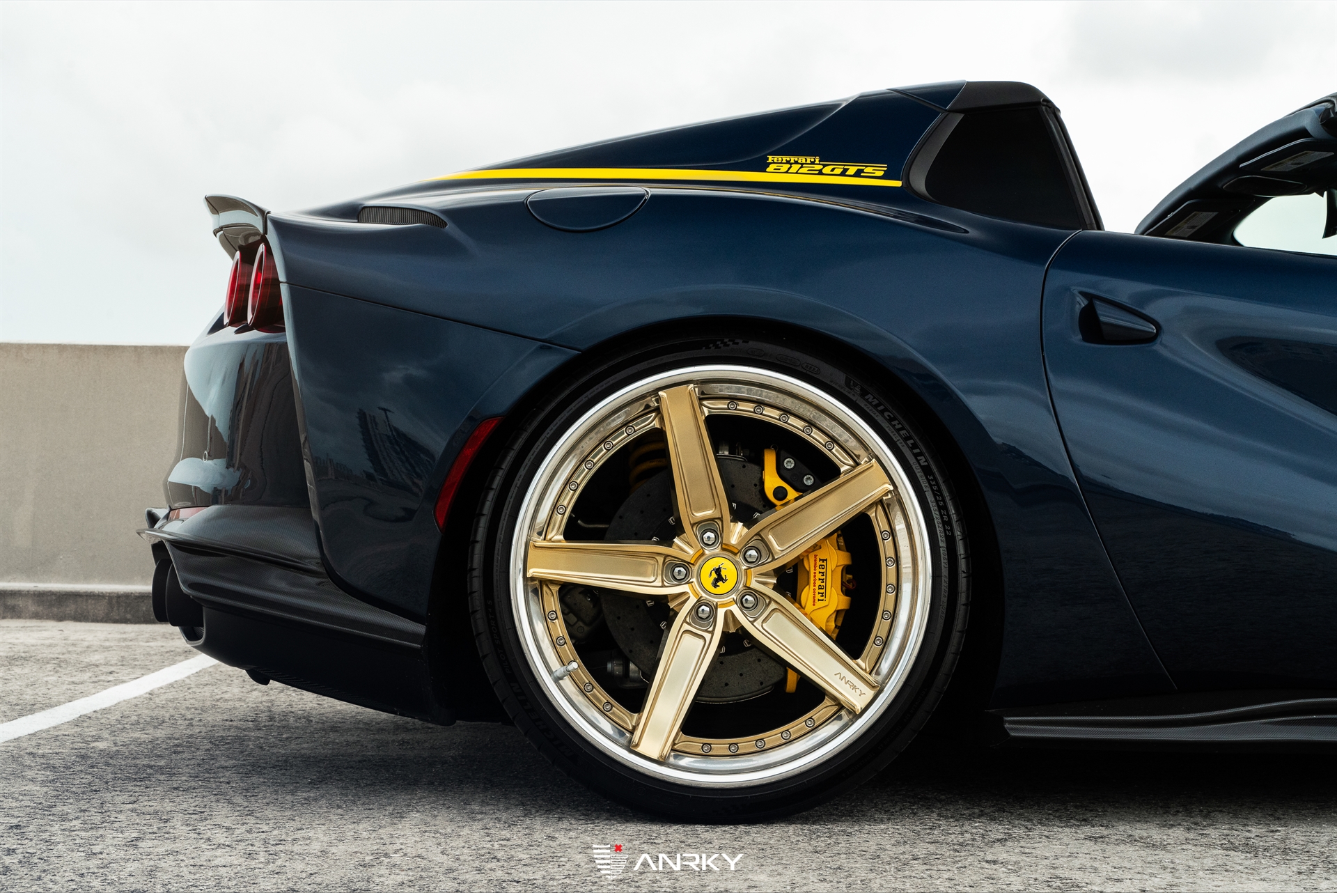 NOVITEC 812 GTS | TDF Blu | on ANRKY AN35 | Polished Gold