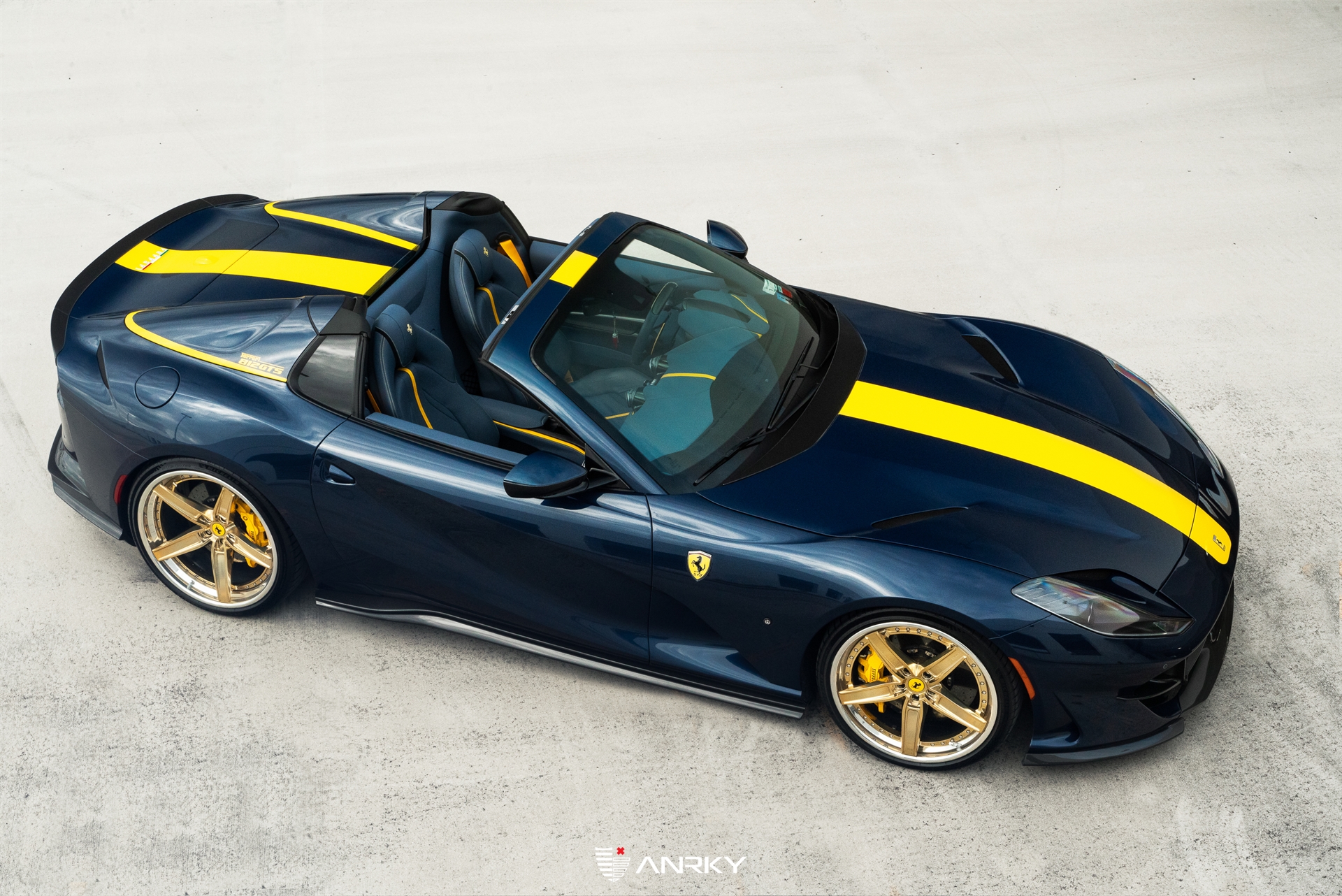 NOVITEC 812 GTS | TDF Blu | on ANRKY AN35 | Polished Gold