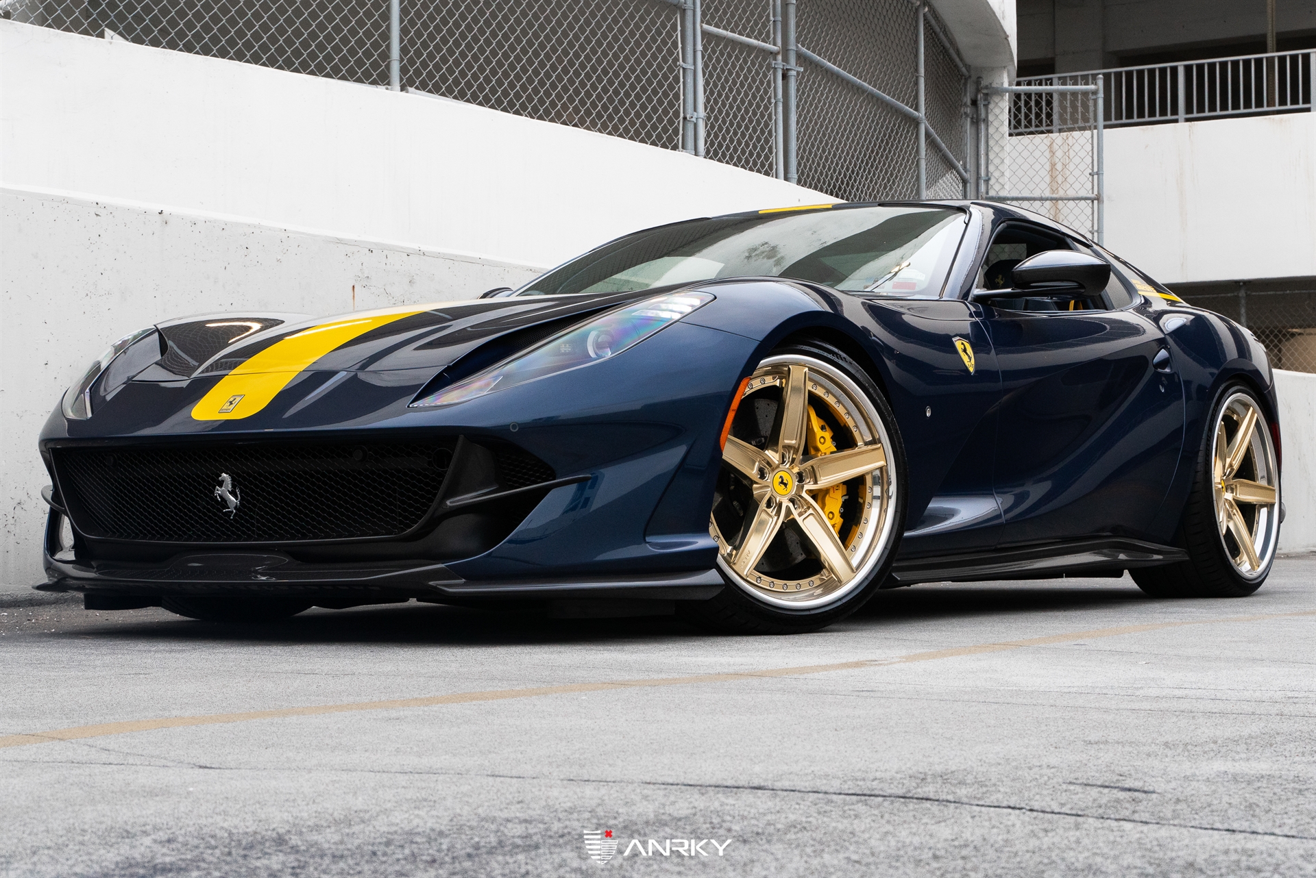 NOVITEC 812 GTS | TDF Blu | on ANRKY AN35 | Polished Gold
