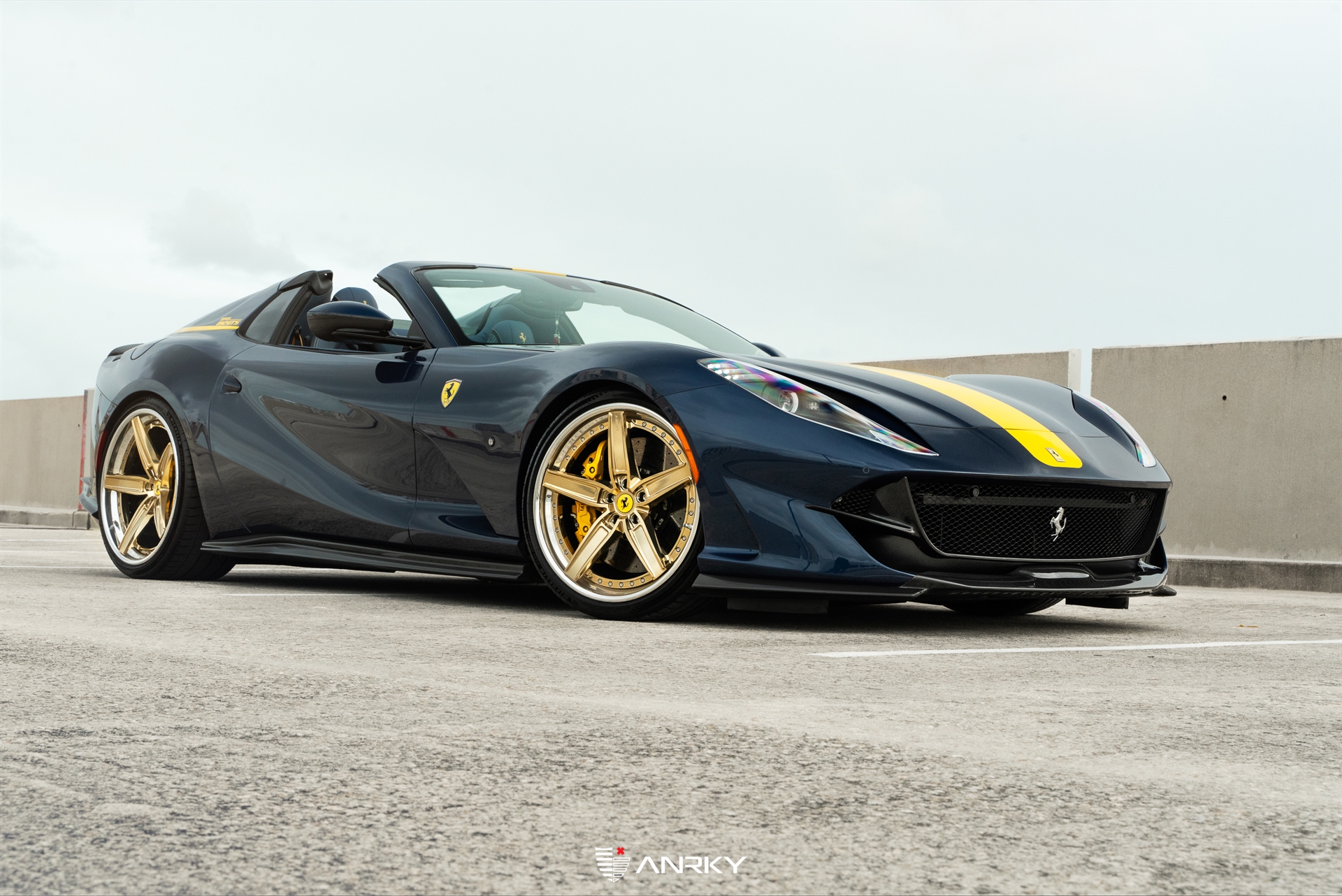 NOVITEC 812 GTS | TDF Blu | on ANRKY AN35 | Polished Gold