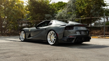 1016 Industries 812 GTS | Grigio Silverstone | on ANRKY AN28 | Brushed Clear