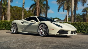 Ferrari 488 | Bianco Fuji | on ANRKY S1-X3 | Brushed Clear