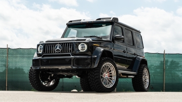 Mercedes Benz AMG G63 4×4 Squared | Magnetite Black | 1886 XR-016 Wheels | Polished Clear