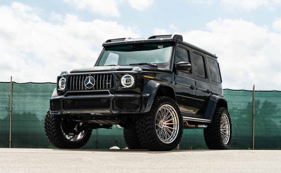 Mercedes Benz AMG G63 4×4 Squared | Magnetite Black | 1886 XR-016 Wheels | Polished Clear