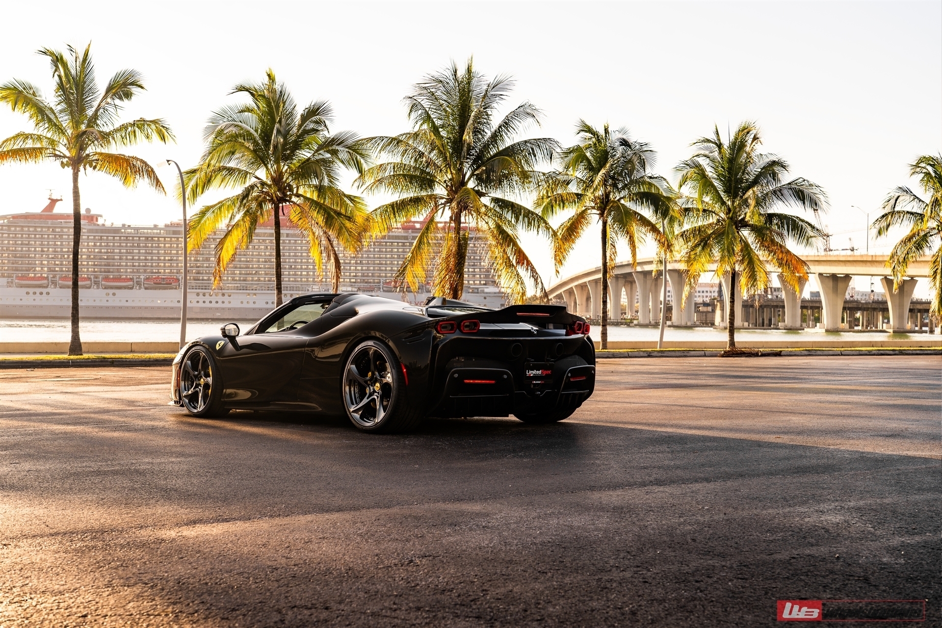 Ferrari SF90 Spider | Nero | on ANRKY XR-205 | Mirror Polished Smoke