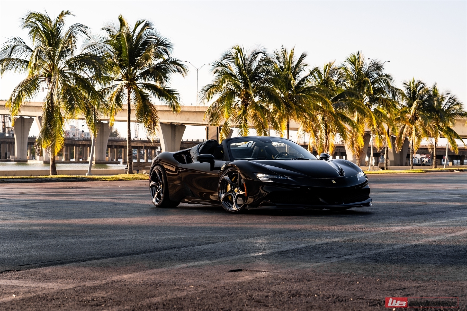 Ferrari SF90 Spider | Nero | on ANRKY XR-205 | Mirror Polished Smoke